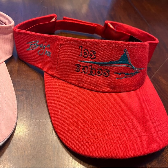 Bundle of 2 Los Cabos visors (adjustable backs) never worn - Picture 9 of 9